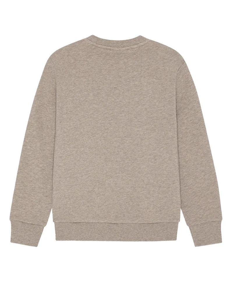 College Sweatshirt Printed Front Logo Beige College Sweatshirt Printed Front Logo Beige