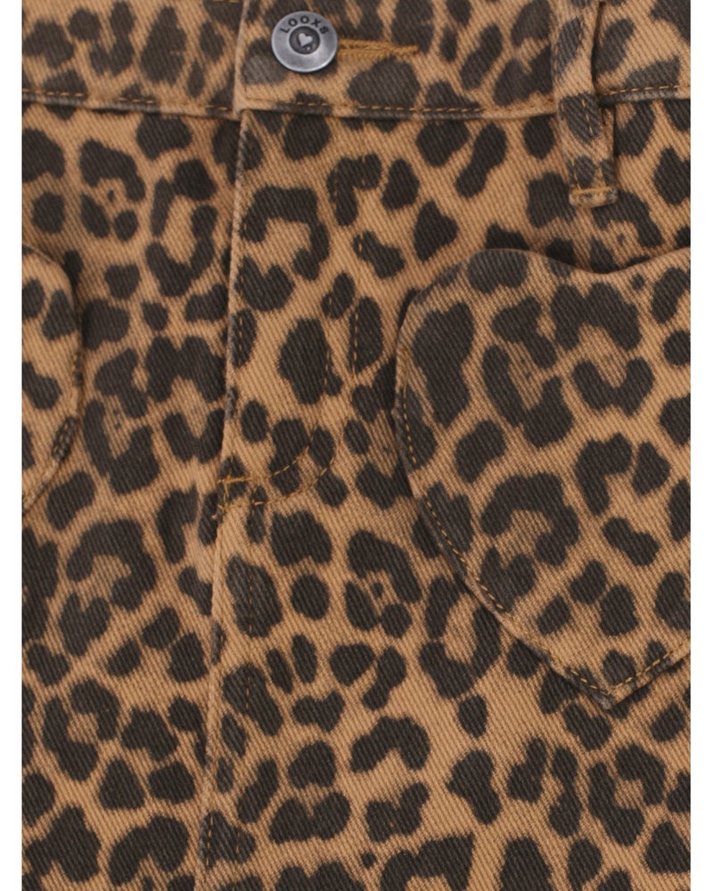 Little leopard jeans skirt Bruin 1 Little leopard jeans skirt Bruin 1
