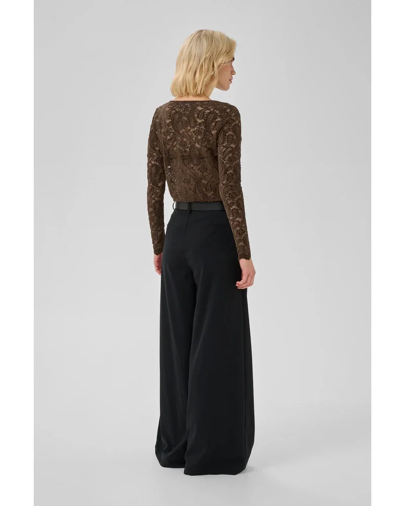 MWSalvi LS Lace Blouse Bruin 1 MWSalvi LS Lace Blouse Bruin 1
