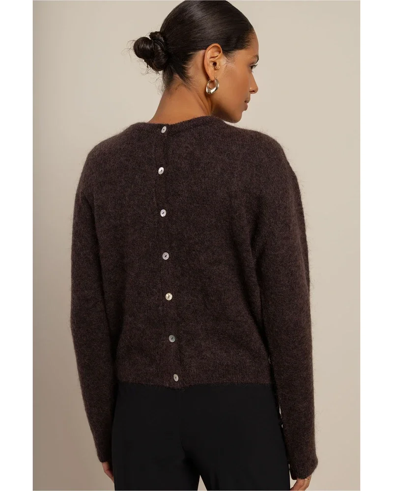 Bibi cardigan Bruin 1 Bibi cardigan Bruin 1