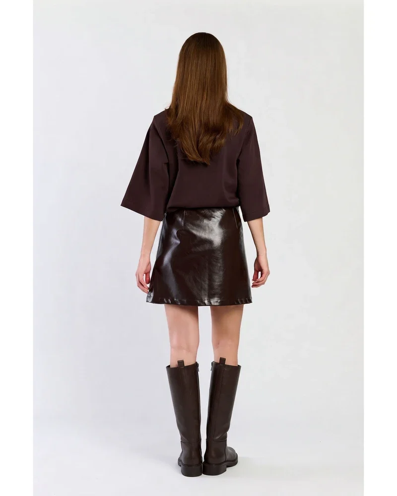 Myer Skirt Dark Brown Bruin 1 Myer Skirt Dark Brown Bruin 1