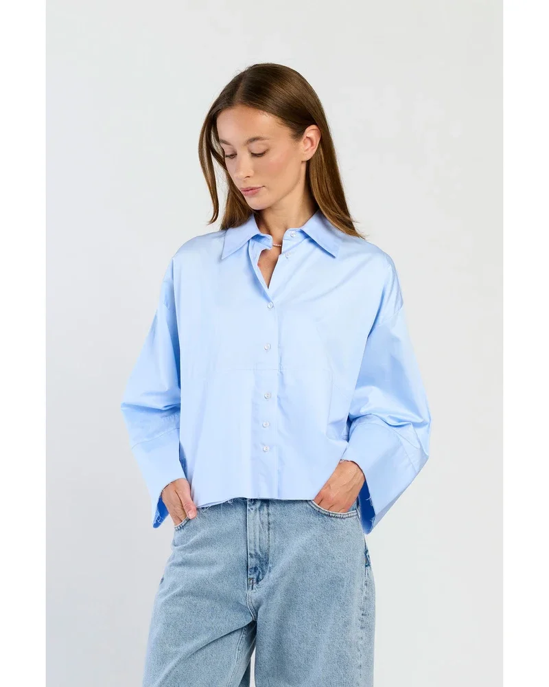 Dora Blouse Licht Blauw Dora Blouse Licht Blauw