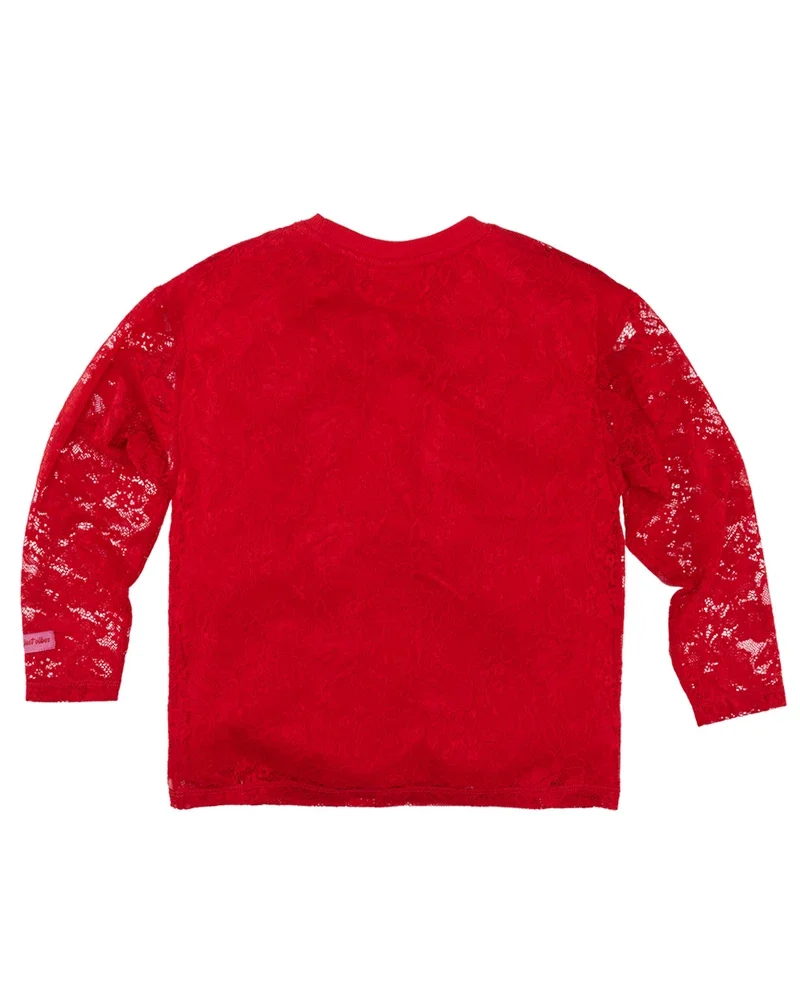 Alexandra Lace Top Rood Alexandra Lace Top Rood