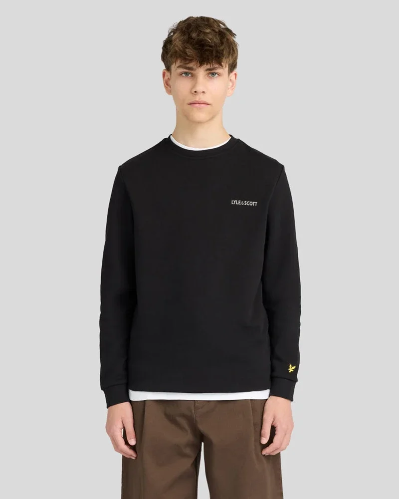 Logo Print Crew Neck Zwart 1 Logo Print Crew Neck Zwart 1