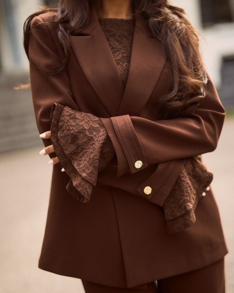 Blazer Lidia Bruin 1 Blazer Lidia Bruin 1