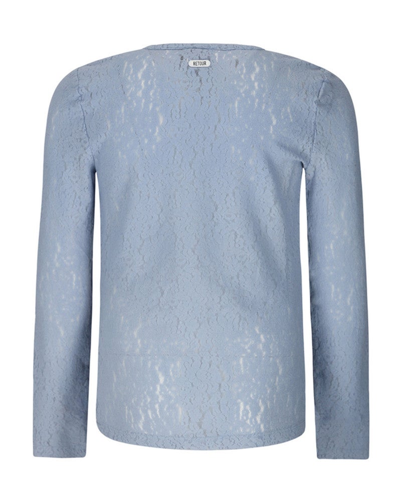 Danita Lace Top Licht Blauw Danita Lace Top Licht Blauw
