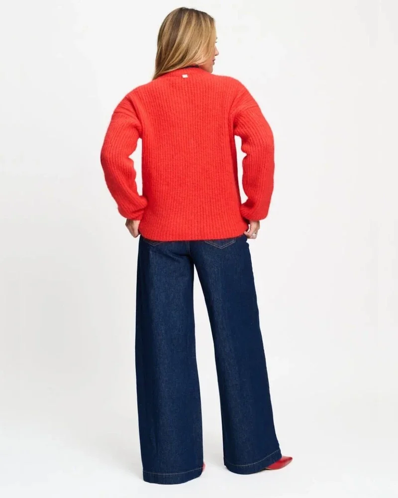 CARDIGAN - Meryl Rouge Rood CARDIGAN - Meryl Rouge Rood