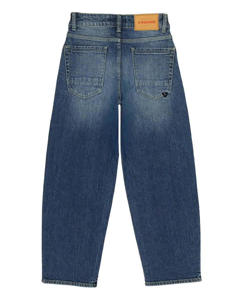 Keaton Jeans Baggy Mid Blauw Keaton Jeans Baggy Mid Blauw
