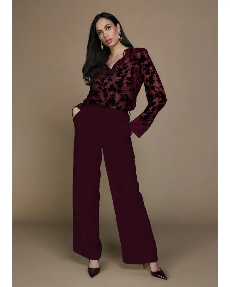 Belara Blouse Bordeaux Belara Blouse Bordeaux