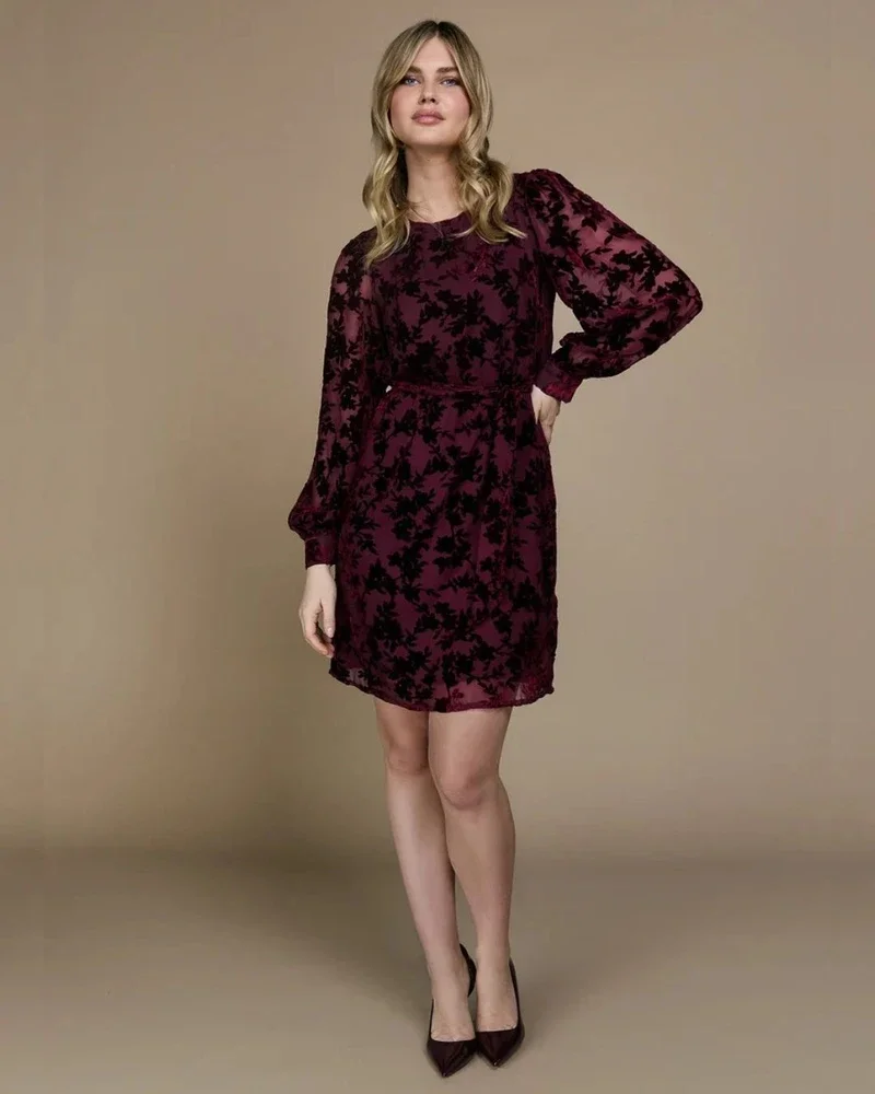 Dimphey Dress Bordeaux Dimphey Dress Bordeaux