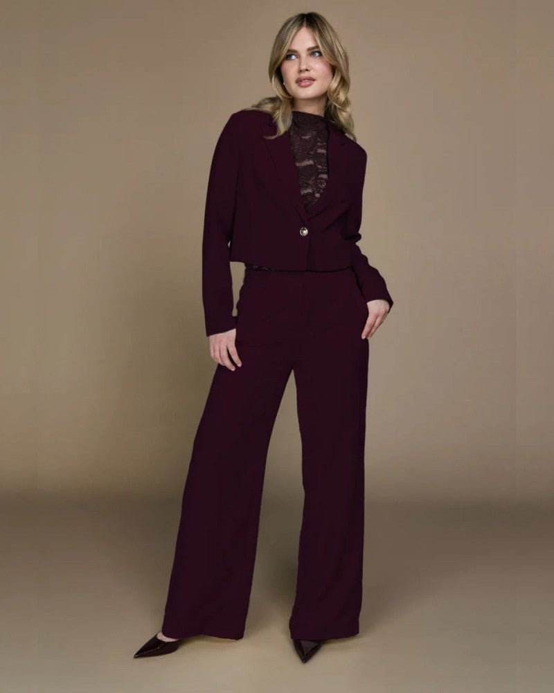 Lolani Trouser Bordeaux Lolani Trouser Bordeaux