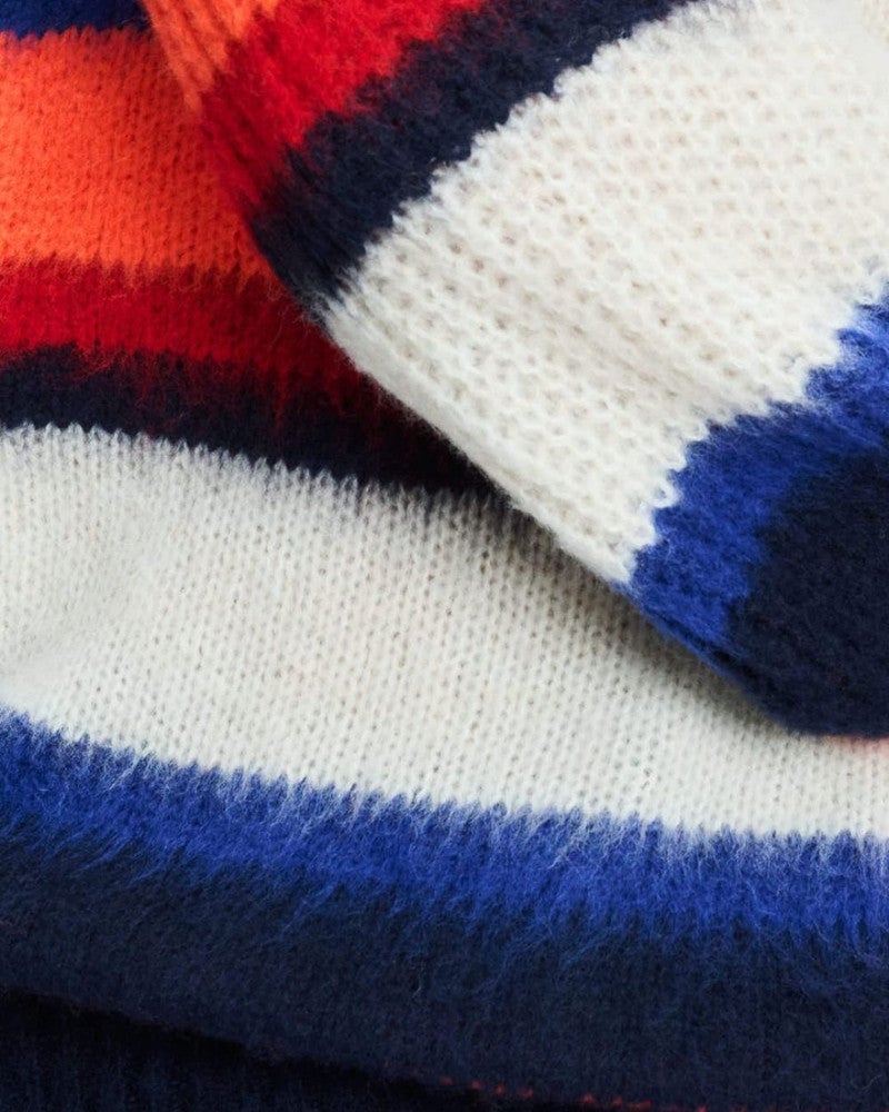 PULLOVER - Faye Striped Blue Multi PULLOVER - Faye Striped Blue Multi