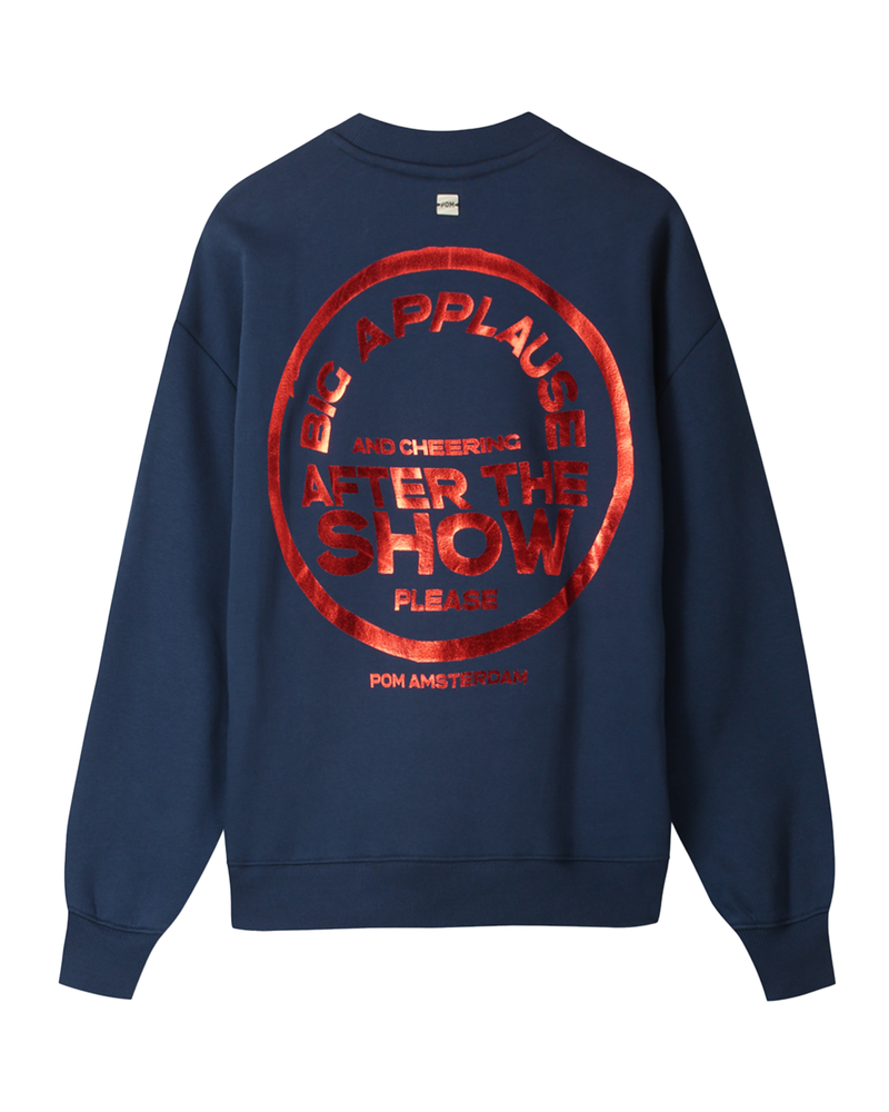 SWEATER - Sophie Big Applause Blauw SWEATER - Sophie Big Applause Blauw