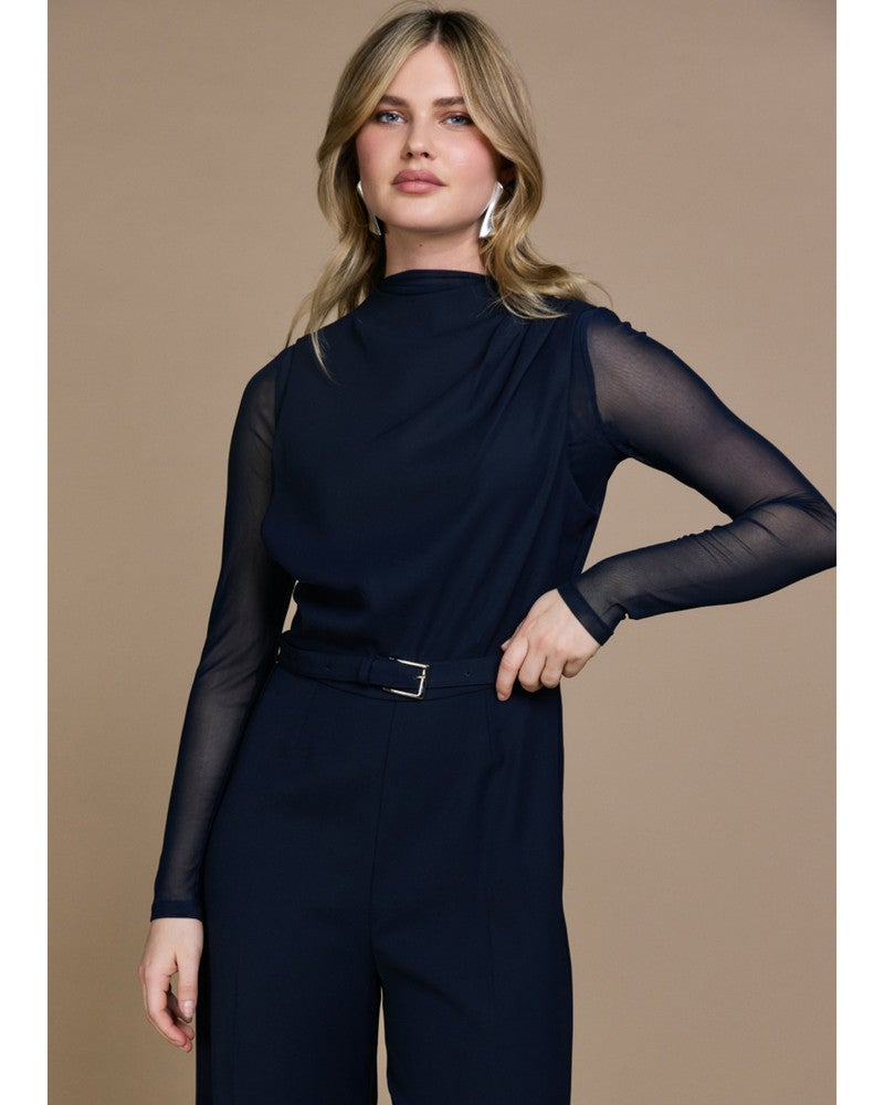 Tally Long sleeve top Blauw Tally Long sleeve top Blauw