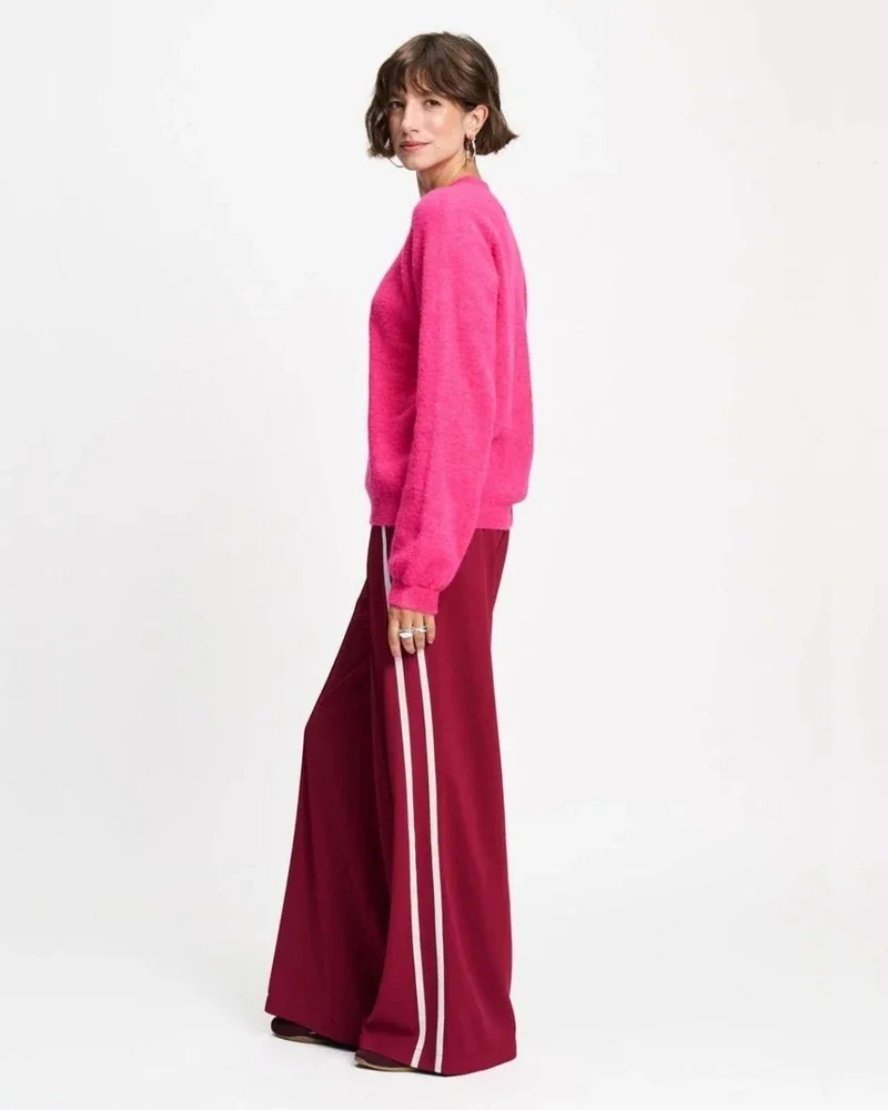 PULLOVER - Milou Ultra Pink Roze PULLOVER - Milou Ultra Pink Roze