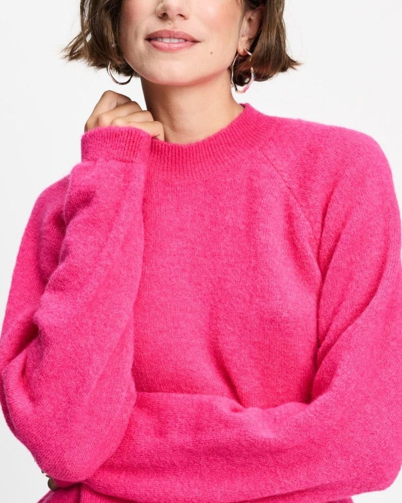 PULLOVER - Milou Ultra Pink Roze PULLOVER - Milou Ultra Pink Roze