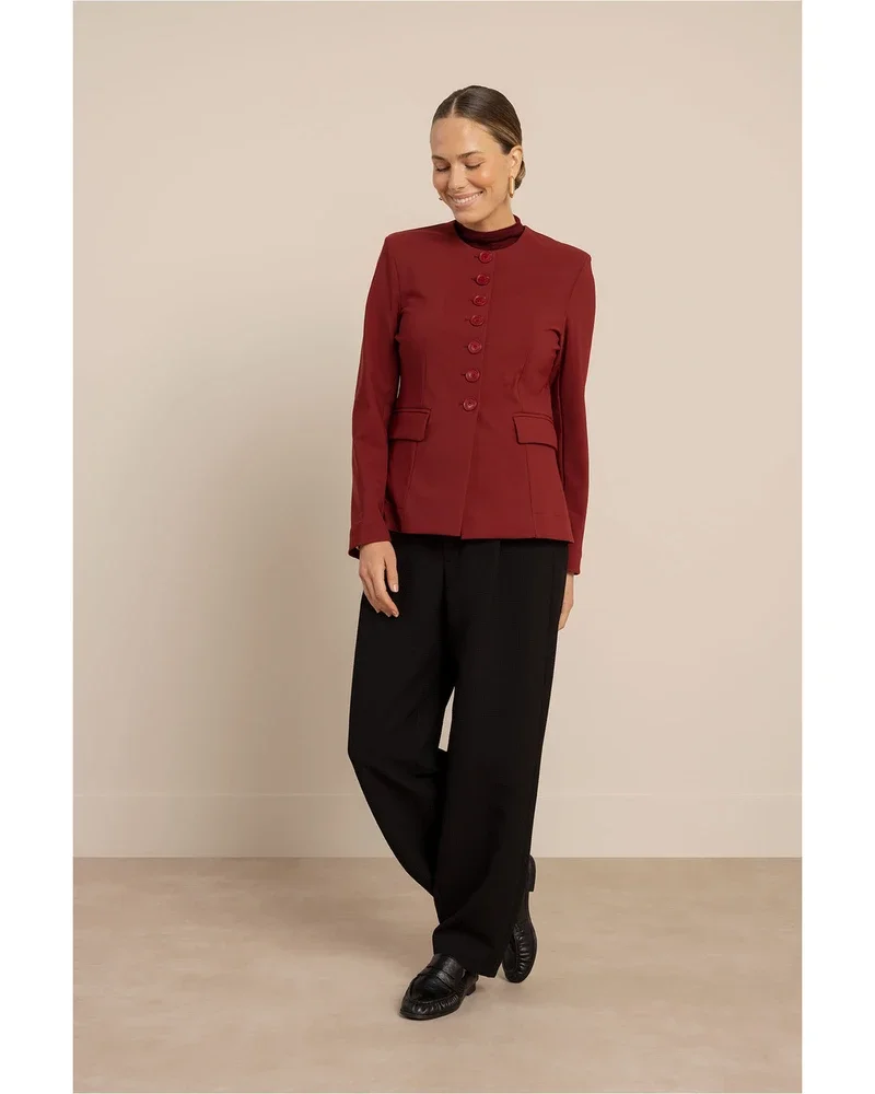Reggie col pullover Rood Reggie col pullover Rood