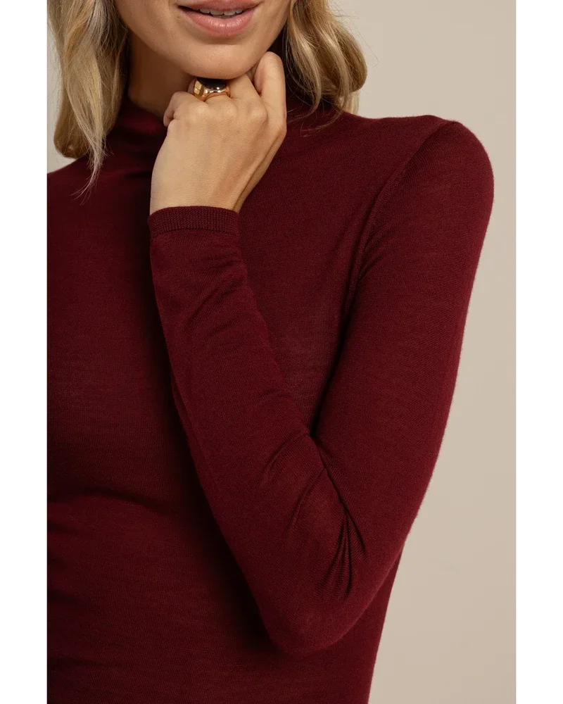 Reggie col pullover Rood Reggie col pullover Rood