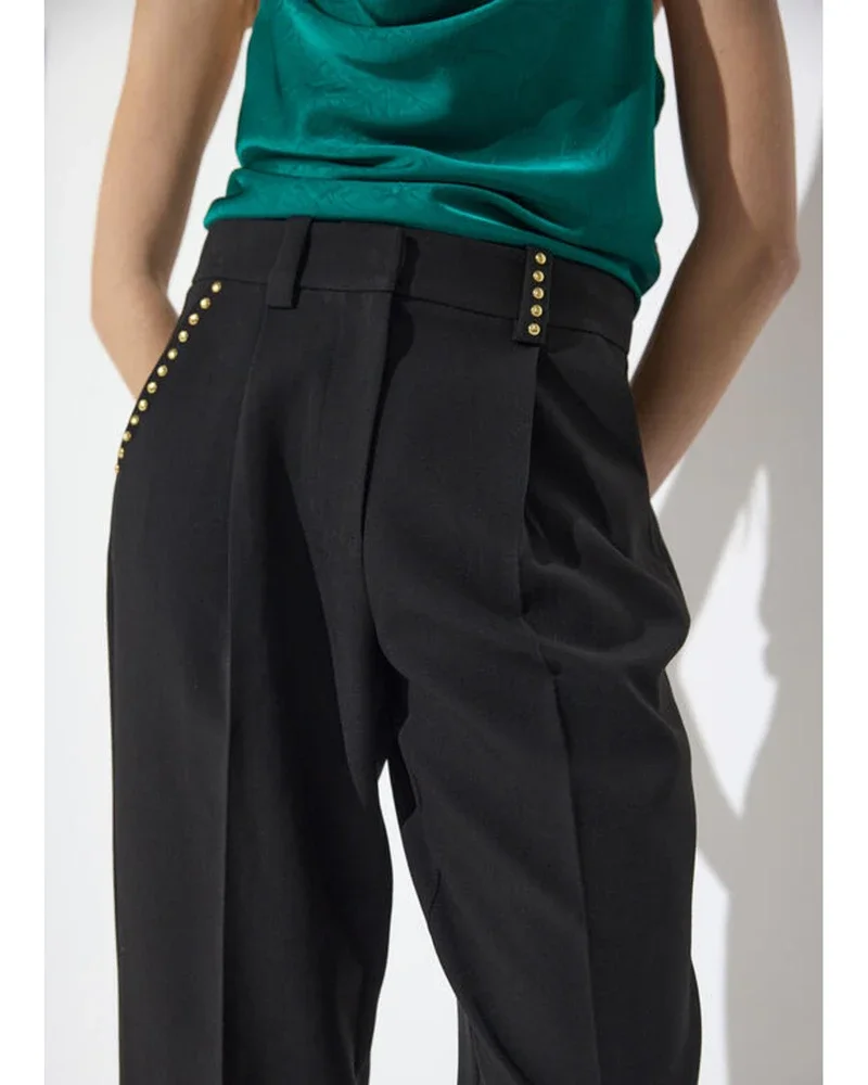Pantalon Met Studs Zwart 1 Pantalon Met Studs Zwart 1
