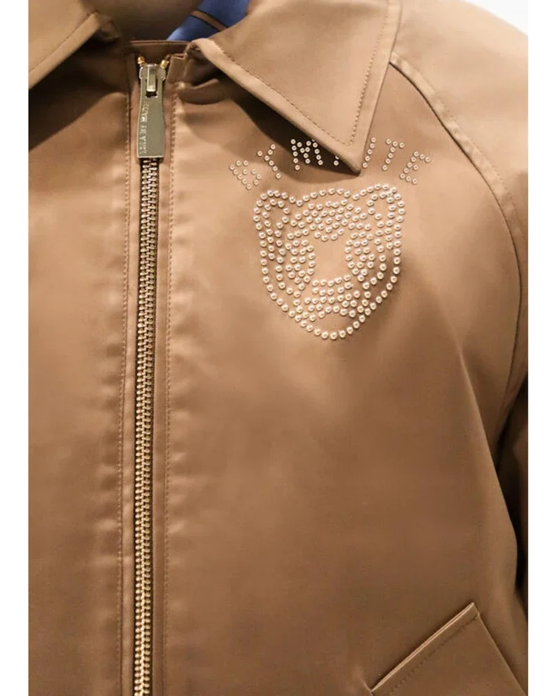 Satijnen Jacket Beige Satijnen Jacket Beige