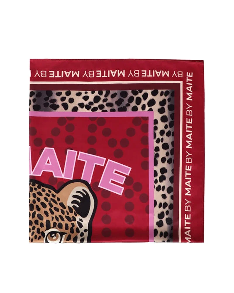 Sjaal 90X90cm Rood Sjaal 90X90cm Rood