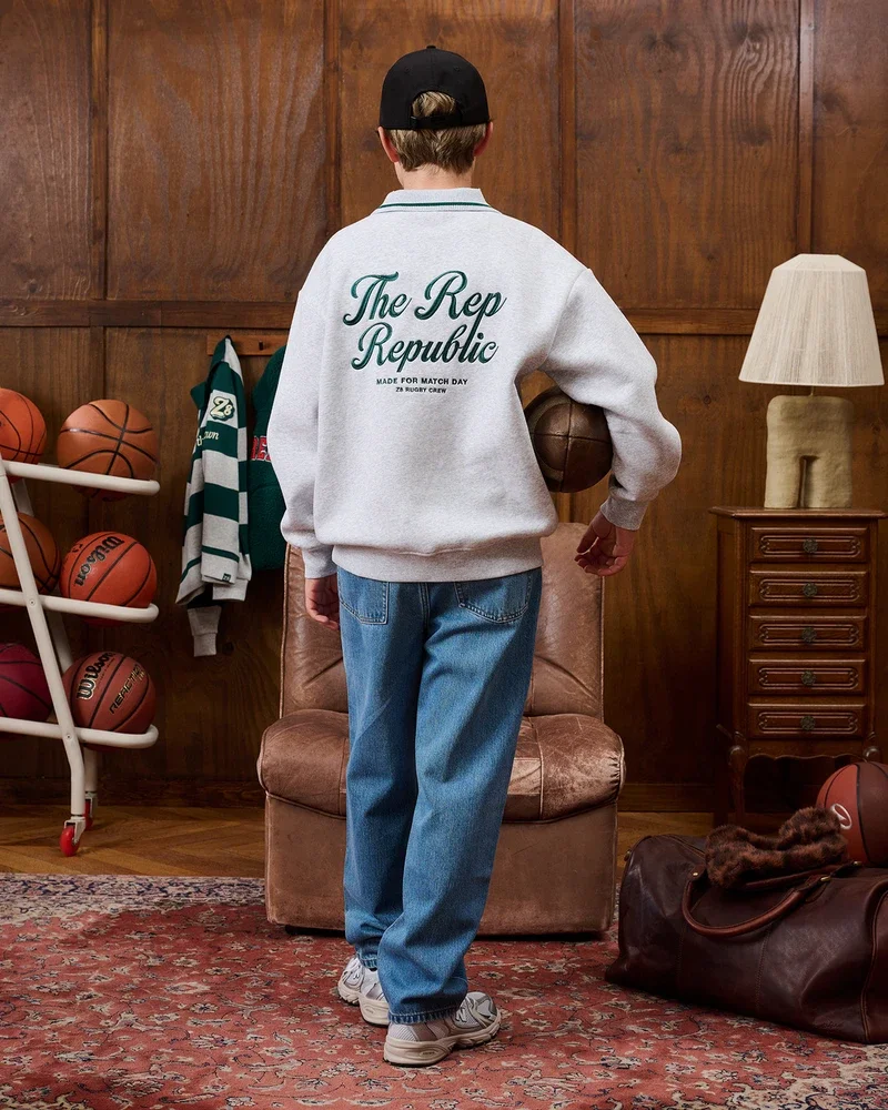 Julien Sweater Polo Grijs Julien Sweater Polo Grijs