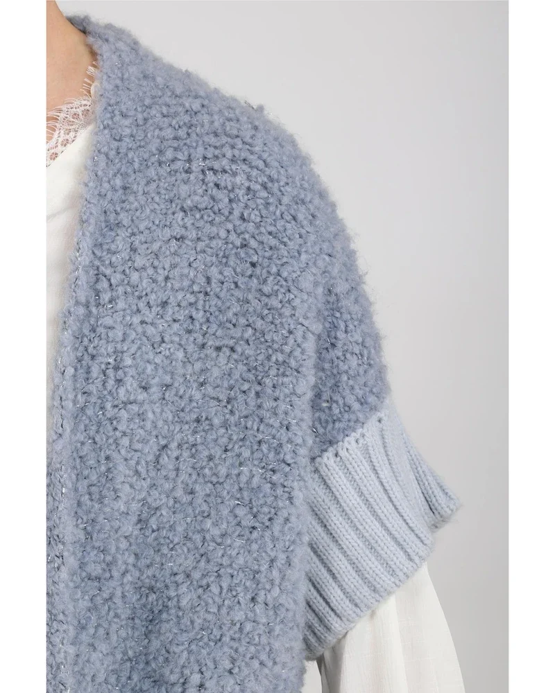 Bell Cardigan Licht Blauw Bell Cardigan Licht Blauw