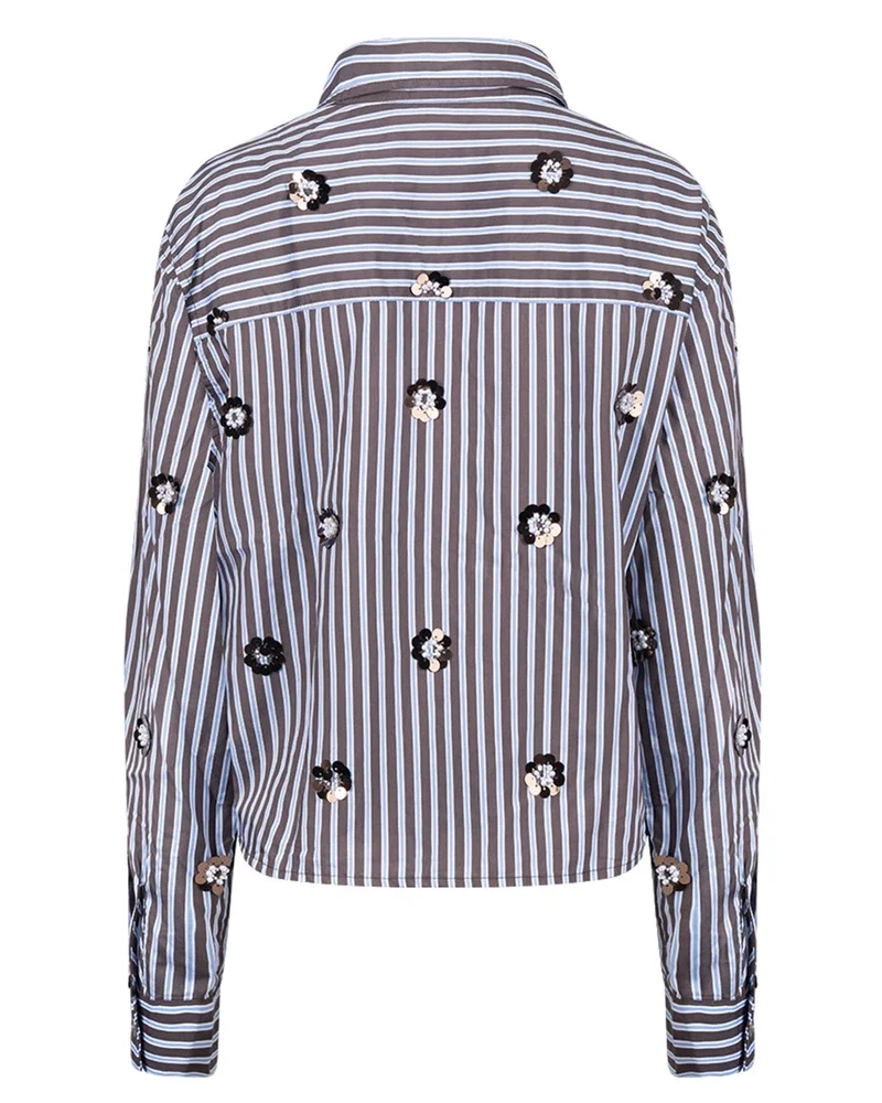 Amy Blouse Stripe Bruin 1 Amy Blouse Stripe Bruin 1