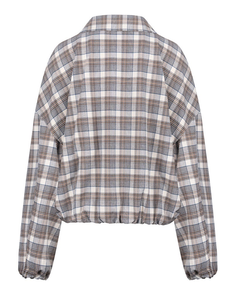 Dominique Jacket Check Bruin 1 Dominique Jacket Check Bruin 1