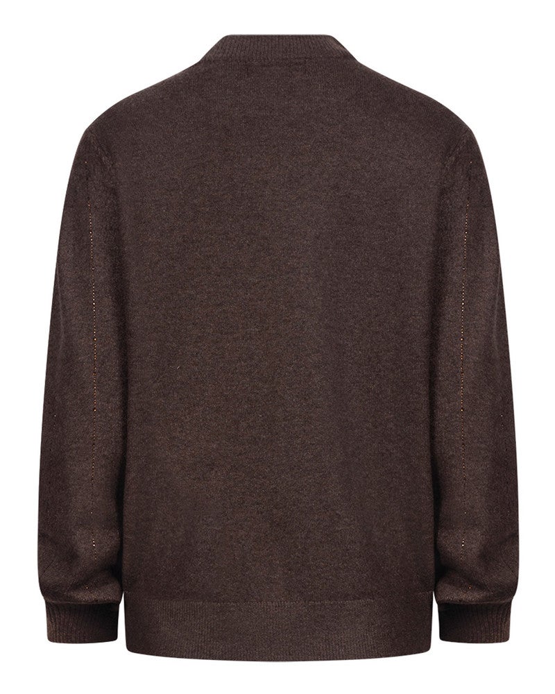 Molly Pullover Strass Bruin 1 Molly Pullover Strass Bruin 1