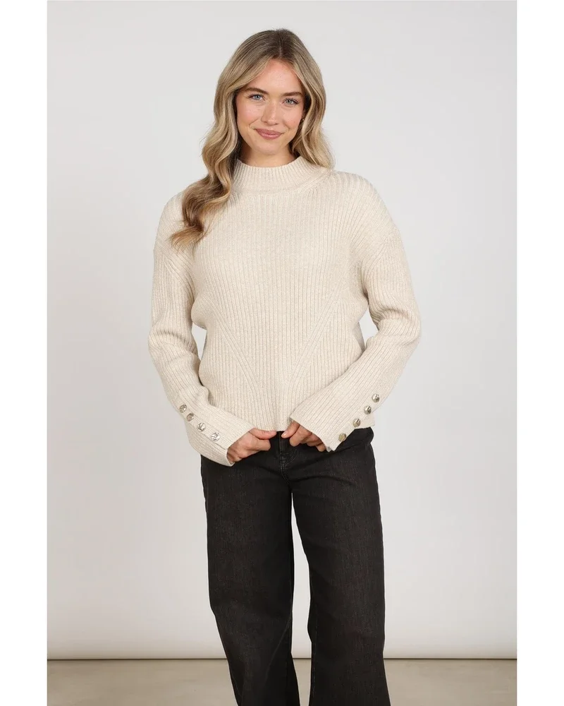 Kimberlie Pullover Zand Kimberlie Pullover Zand