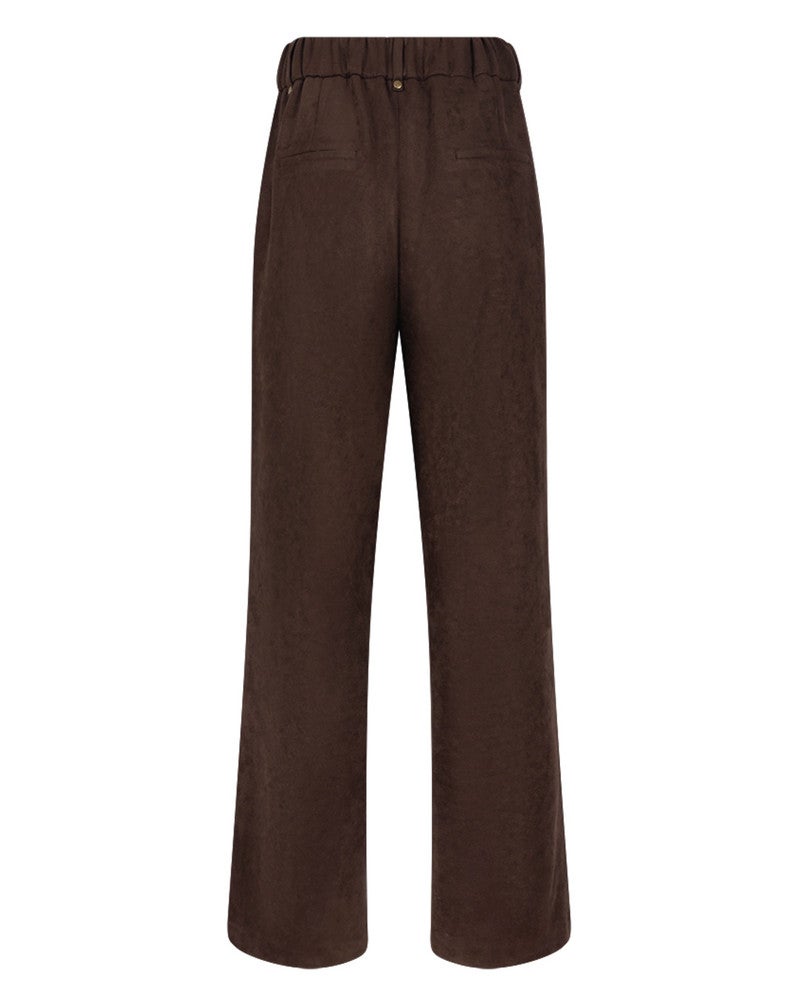 Jill Pants Suedine Bruin 1 Jill Pants Suedine Bruin 1