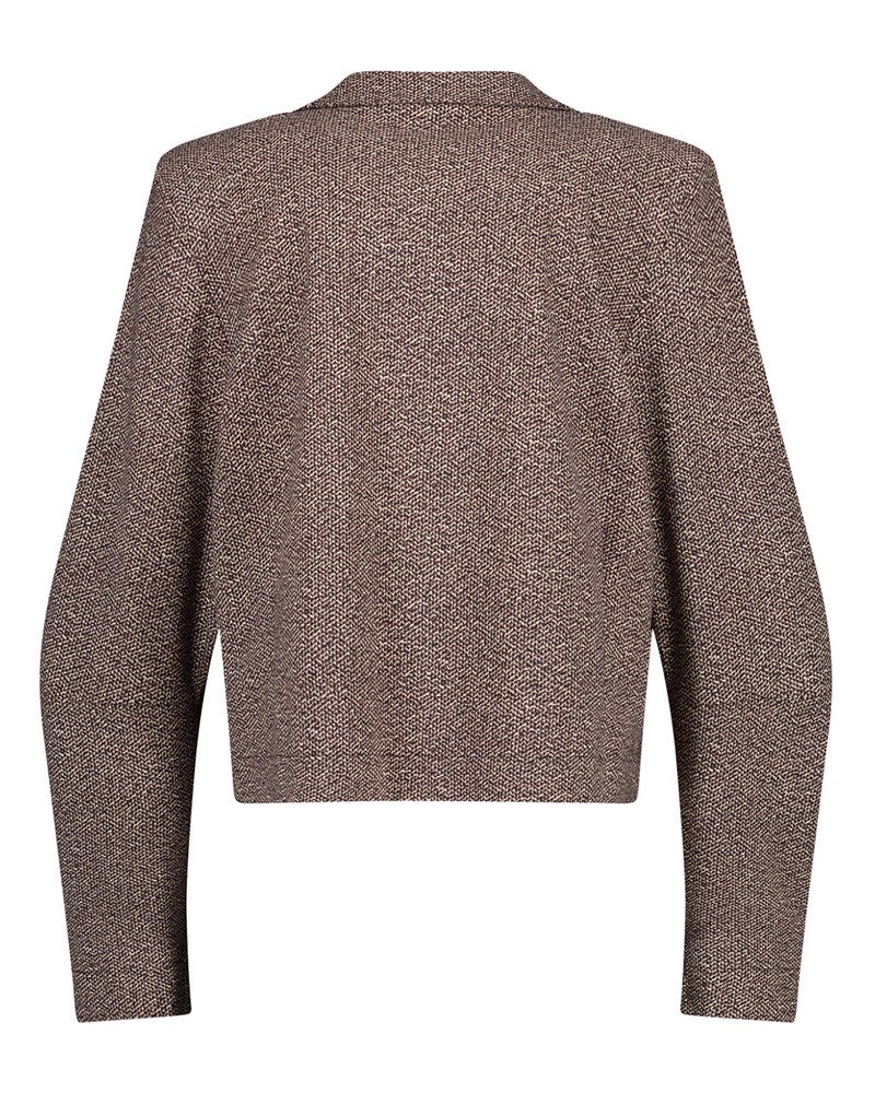 Jorine tweed look jacket Zwart 1 Jorine tweed look jacket Zwart 1