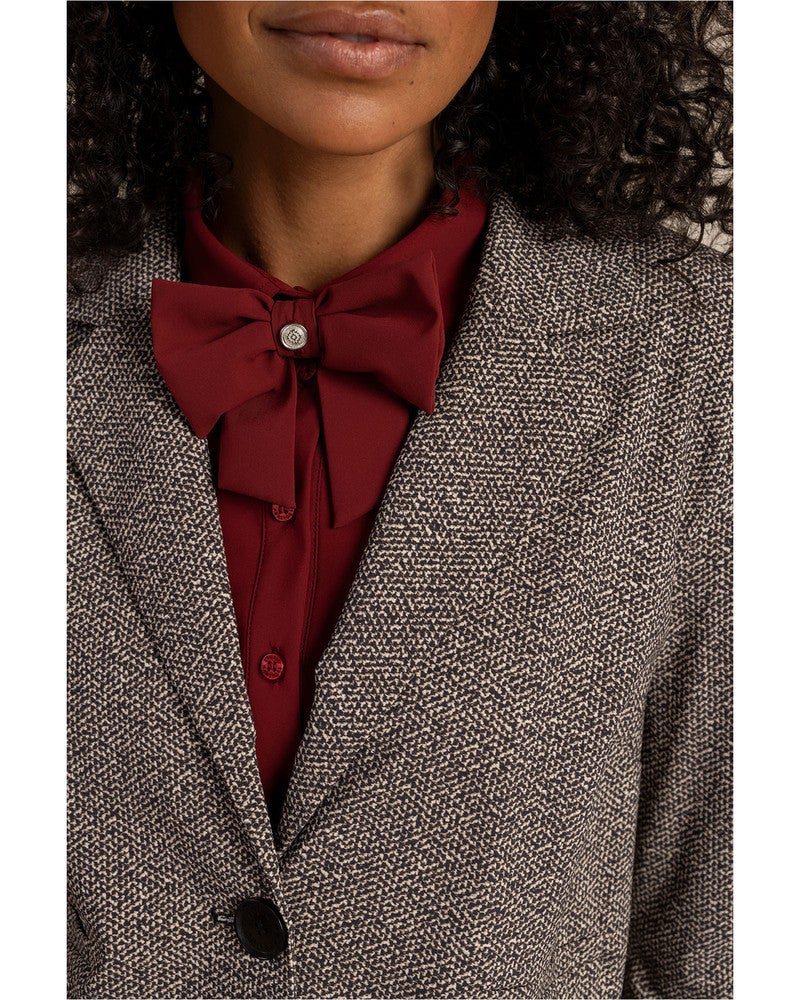 Jorine tweed look jacket Zwart 1 Jorine tweed look jacket Zwart 1