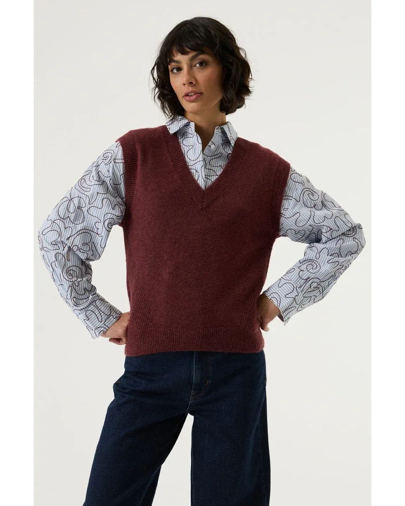 V260253 Ladies Pullover Bordeaux V260253 Ladies Pullover Bordeaux