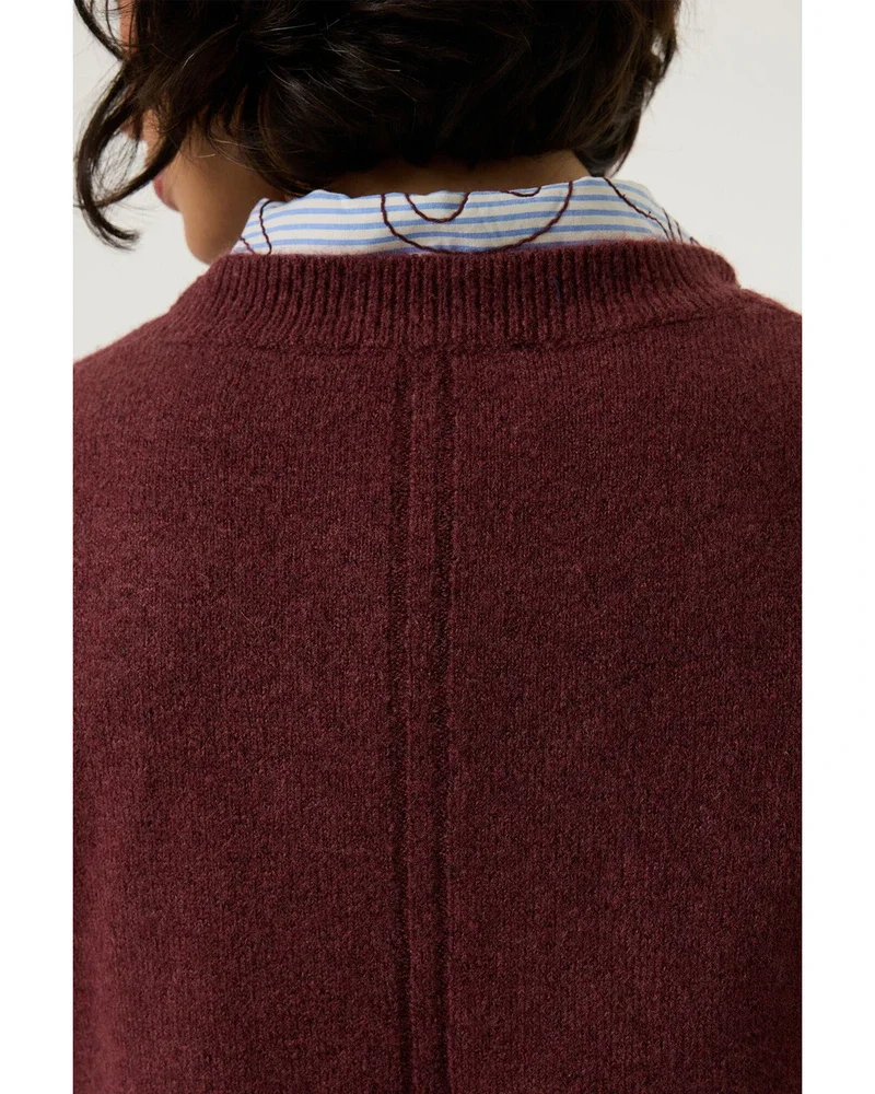 V260253 Ladies Pullover Bordeaux V260253 Ladies Pullover Bordeaux