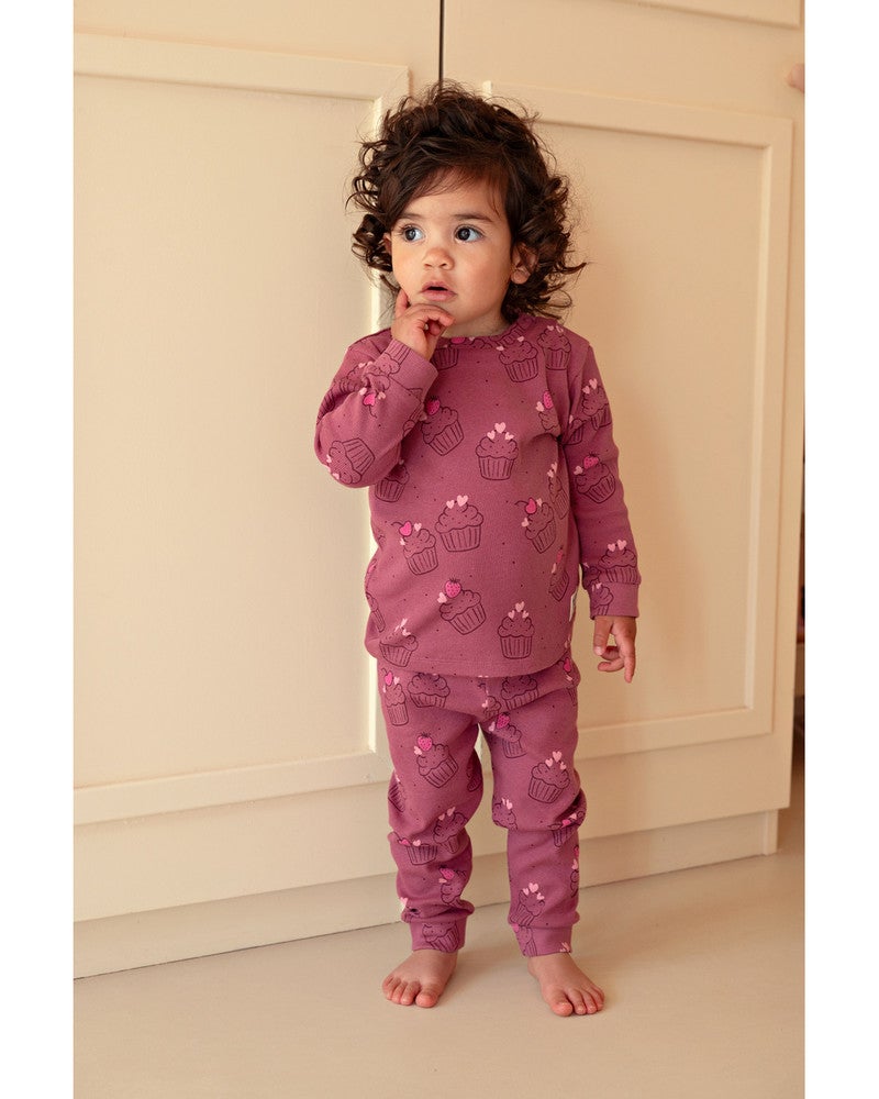 Chloe Cupcake Premium Sleepwear Paars Chloe Cupcake Premium Sleepwear Paars