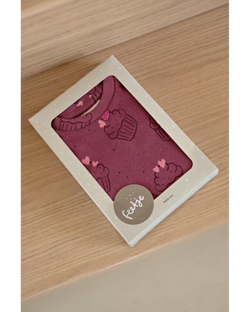 Chloe Cupcake Premium Sleepwear Paars Chloe Cupcake Premium Sleepwear Paars