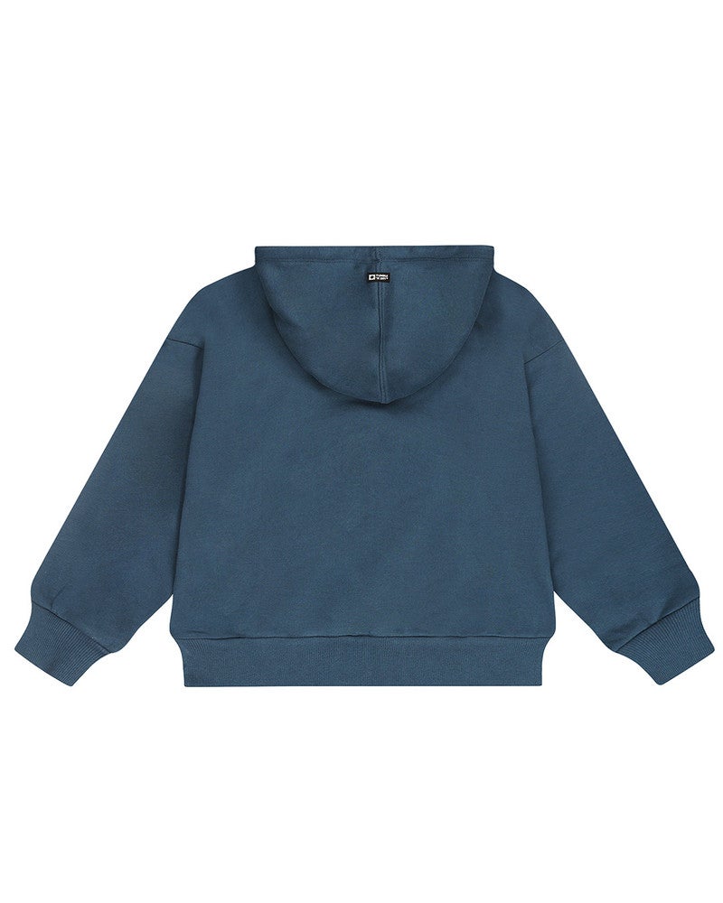 Exeter Hoodie Badges Blauw Exeter Hoodie Badges Blauw
