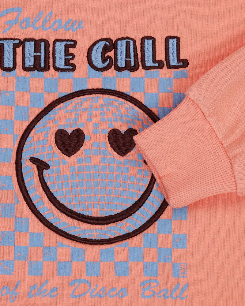 Elianne Sweater Smiley Roze Elianne Sweater Smiley Roze