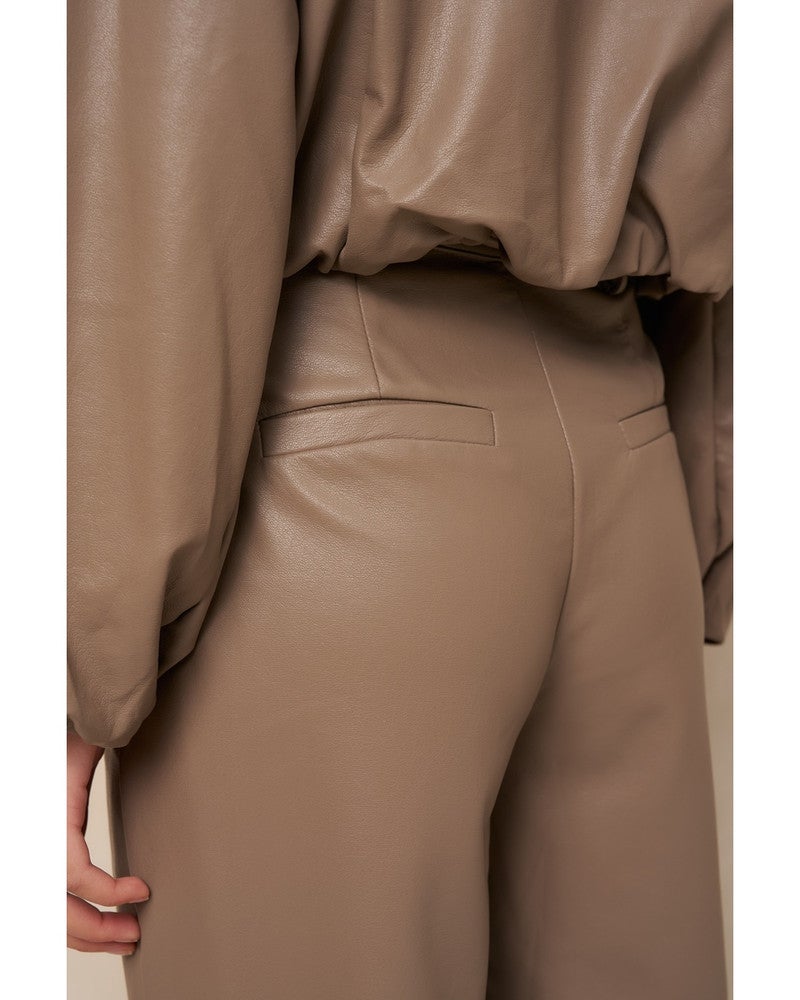 Pant Janne - Balloon Uni PU Beige Pant Janne - Balloon Uni PU Beige