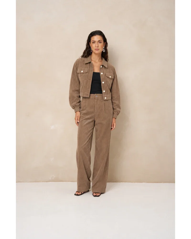 Jacket Jaxy - Corduroy Beige Jacket Jaxy - Corduroy Beige