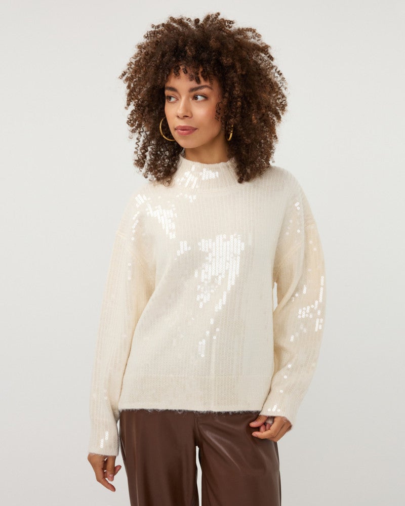 Sweater boxy sequins Off White Sweater boxy sequins Off White