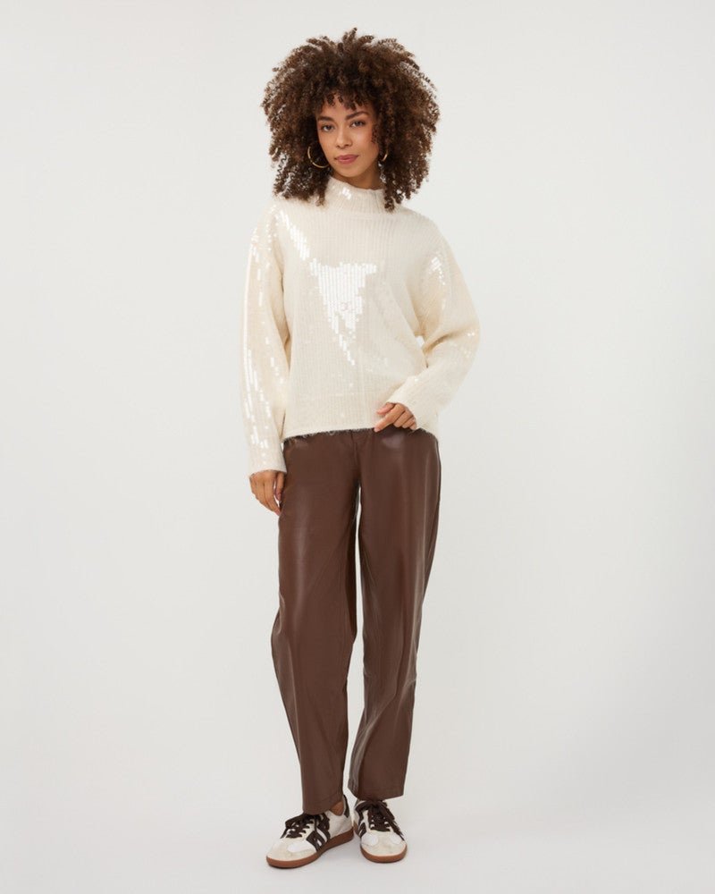 Sweater boxy sequins Off White Sweater boxy sequins Off White