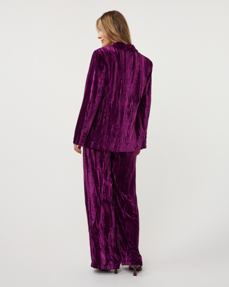 Blazer structure velours Bordeaux Blazer structure velours Bordeaux