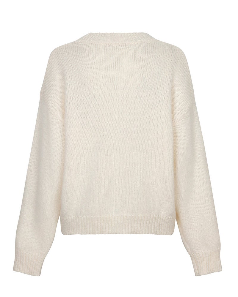 Sweater sequin flowers Off White Sweater sequin flowers Off White
