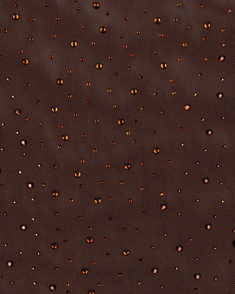 Top mesh rhinestones Bruin 1 Top mesh rhinestones Bruin 1