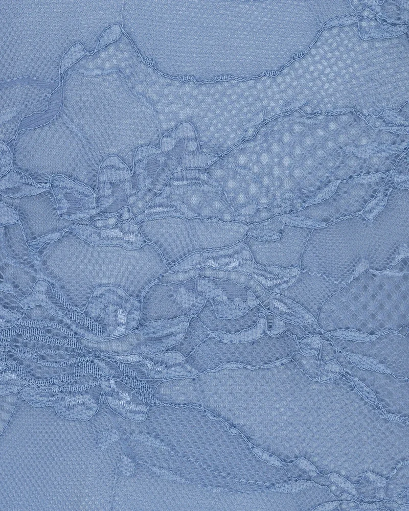Top l/slve lace Blauw Top l/slve lace Blauw
