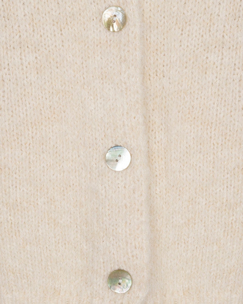 Cardigan slv/lss knit Off White Cardigan slv/lss knit Off White