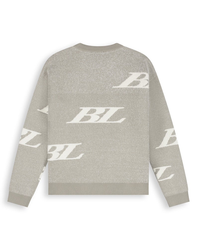 Junior Multi Monogram Crewneck Knit Bruin 1 Junior Multi Monogram Crewneck Knit Bruin 1